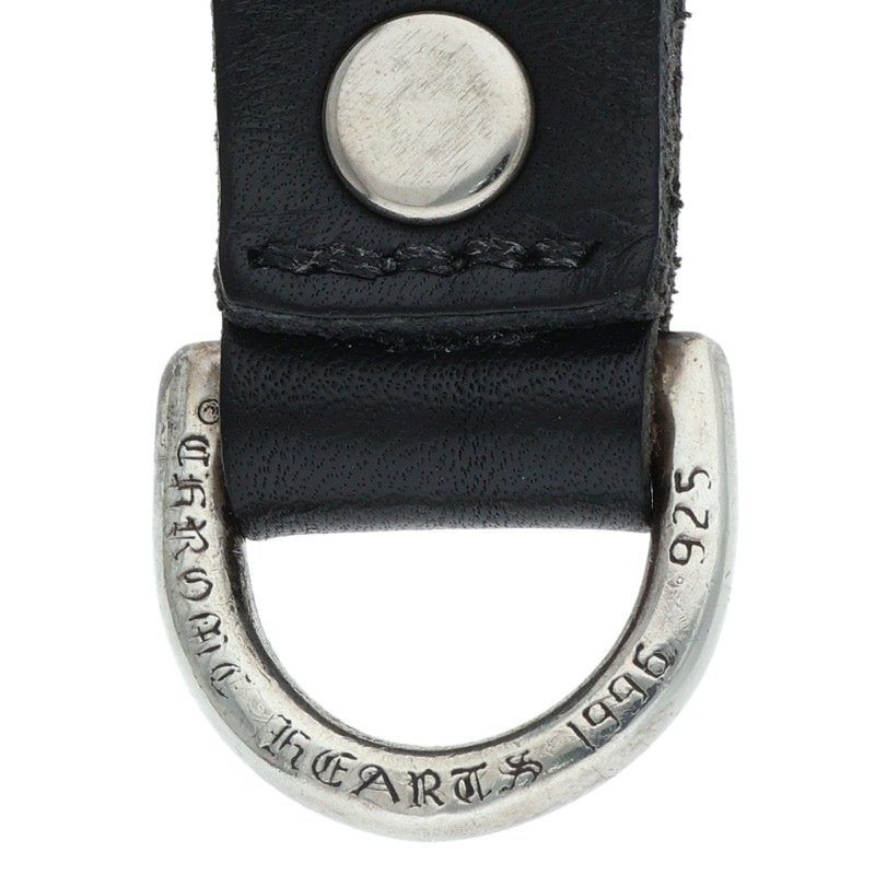 クロスボール シルバー925 ベルトループレザー Dカン ハンドメイド クロスボール シルバー925 ベルトループレザー Dカン ハンドメイド