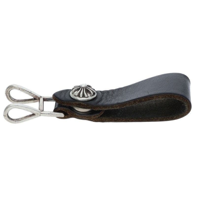 インボイス有り　クロムハーツ BELT LOOP クロスボールレザーベルトループ クロスボールボタンレザーベルトループ | Chrome Hearts