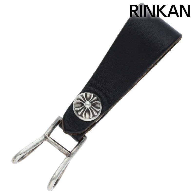 クロムハーツ BELT LOOP クロスボールボタンレザーベルトループ メンズ