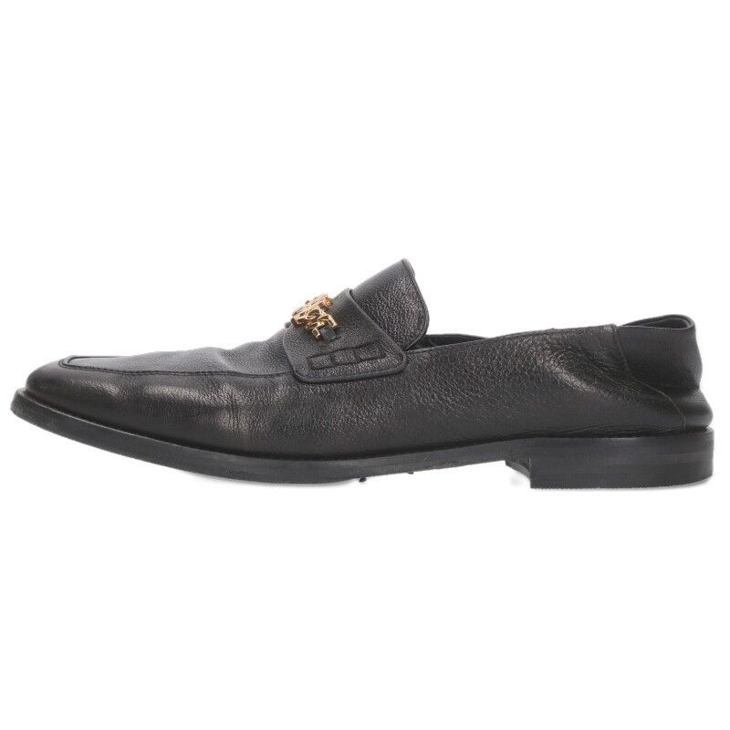 アミリ MA SLIP ON LOAFER ロゴプレートスクエアトゥローファー メンズ