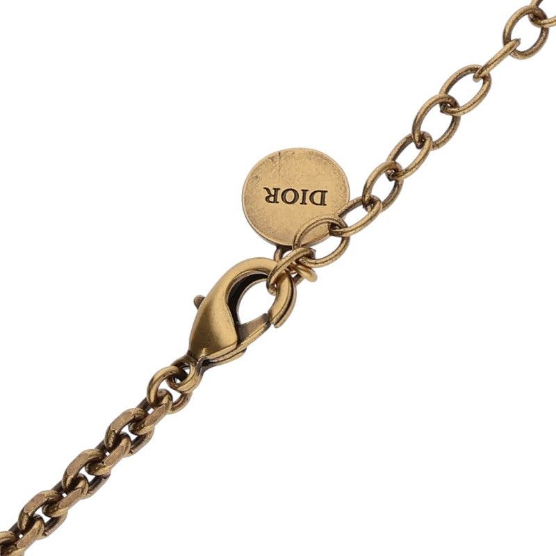 ディオール J'ADIORロゴパールゴールドネックレス レディース - メルカリ