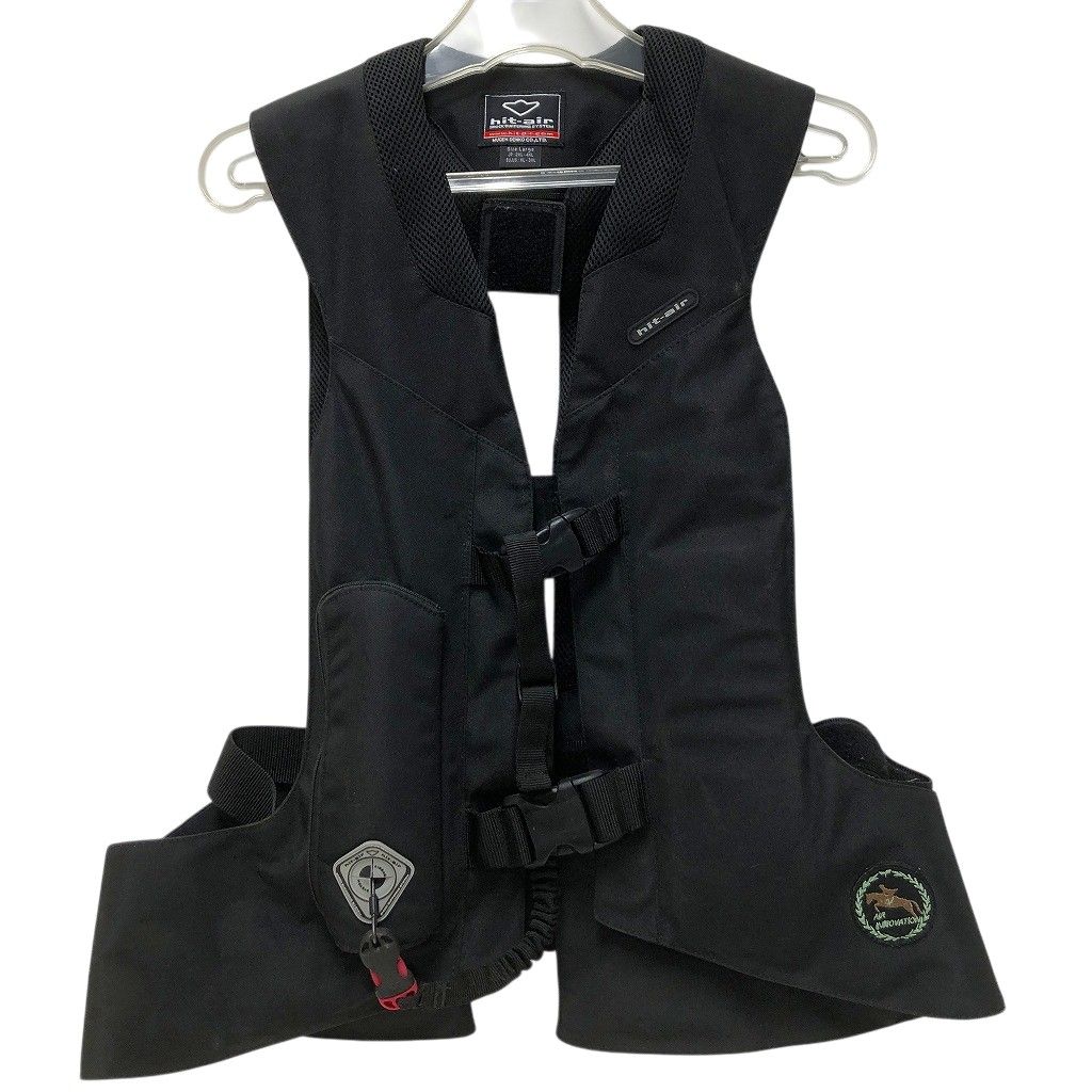 乗馬用エアバック ベスト hit-air ヒットエアー 2XL-4XL ブラック