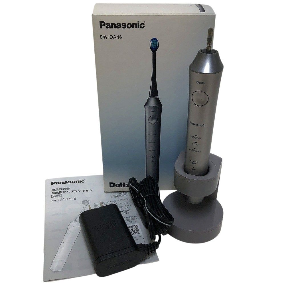 Panasonic 音波振動ハブラシ ドルツ EW-DA46 H グレー - メルカリ