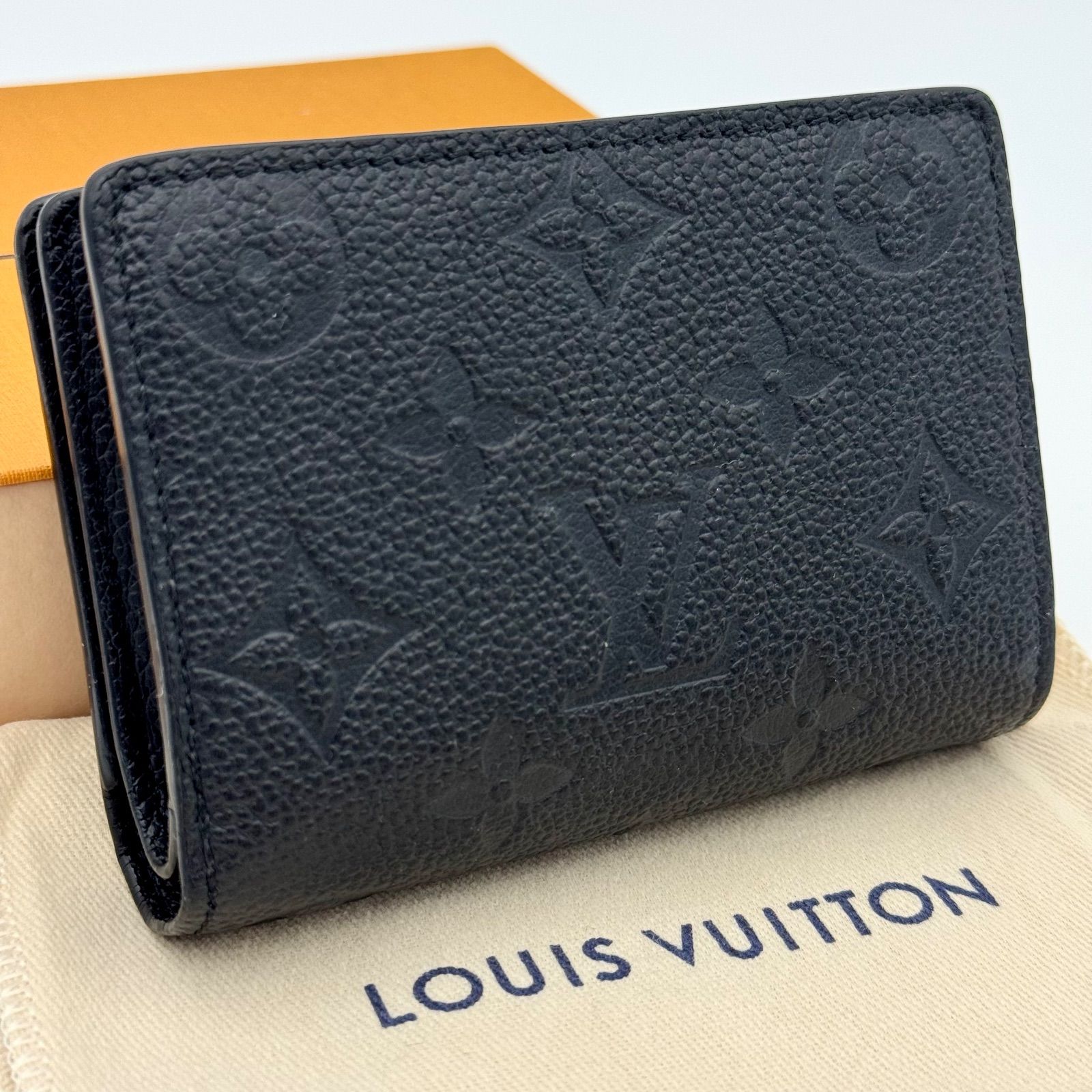 箱付き】ルイヴィトン LOUIS VUITTON 折財布 ポルトフォイユ クレア