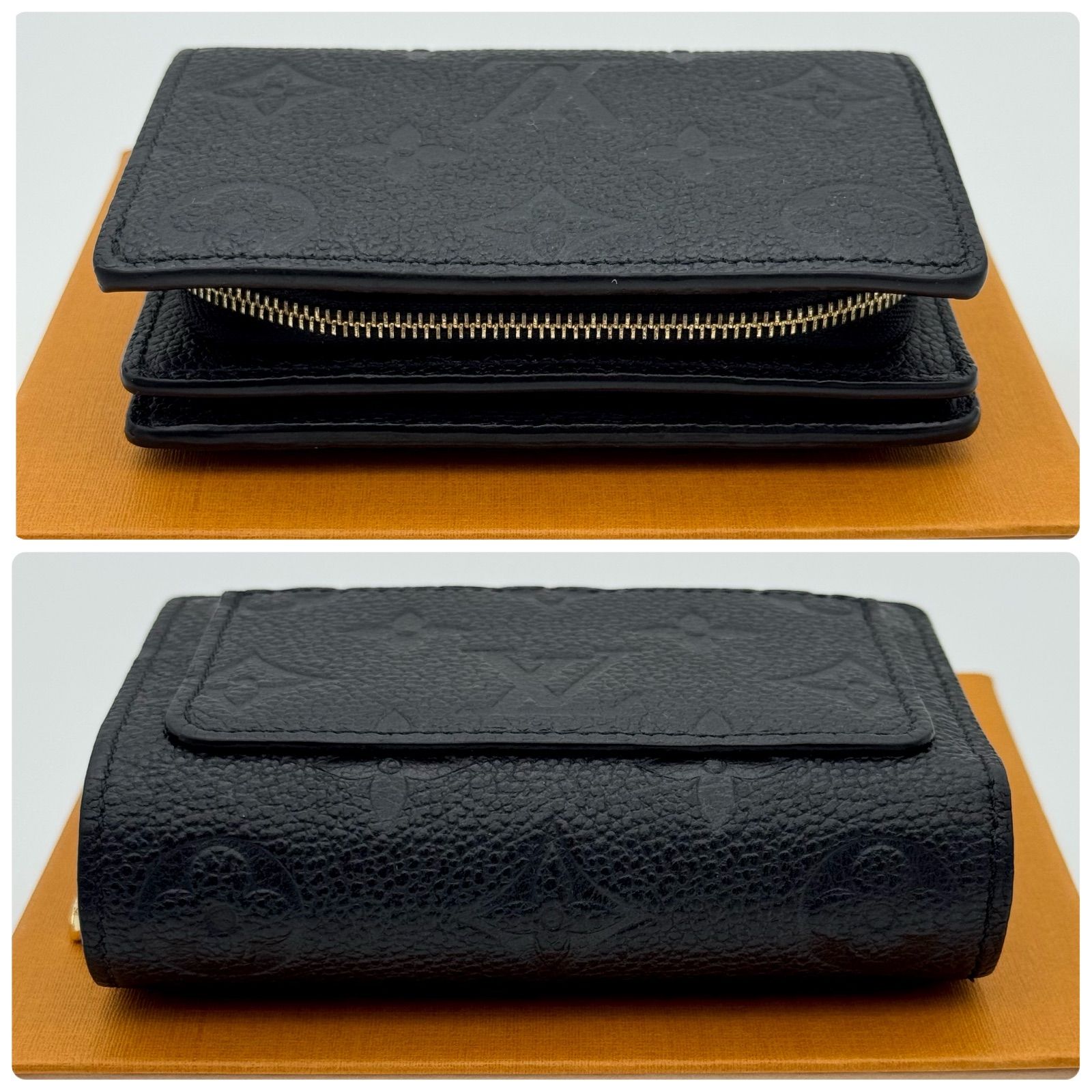 箱付き】ルイヴィトン LOUIS VUITTON 折財布 ポルトフォイユ クレア