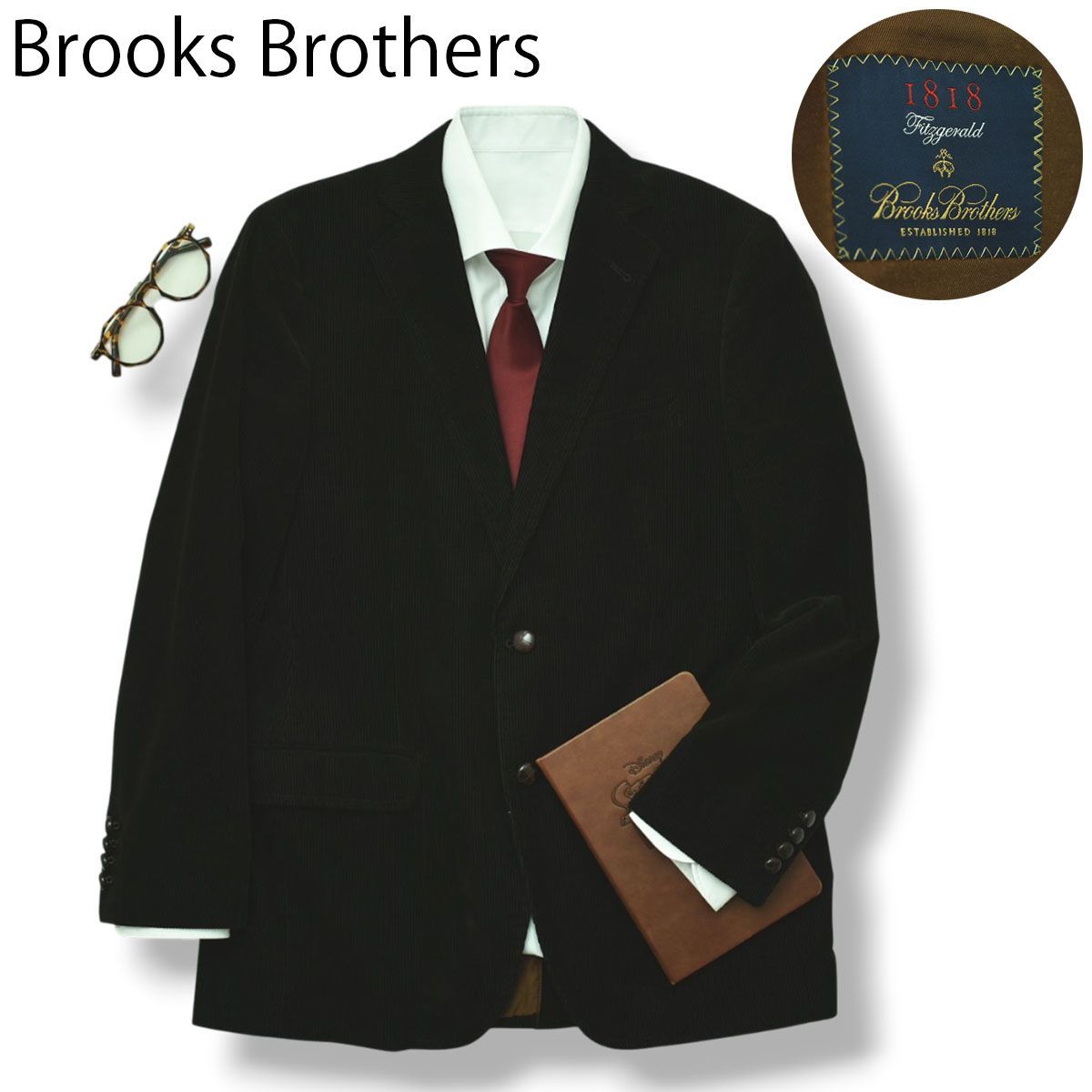 ブルックスブラザーズ シングル コーデュロイ テーラードジャケット