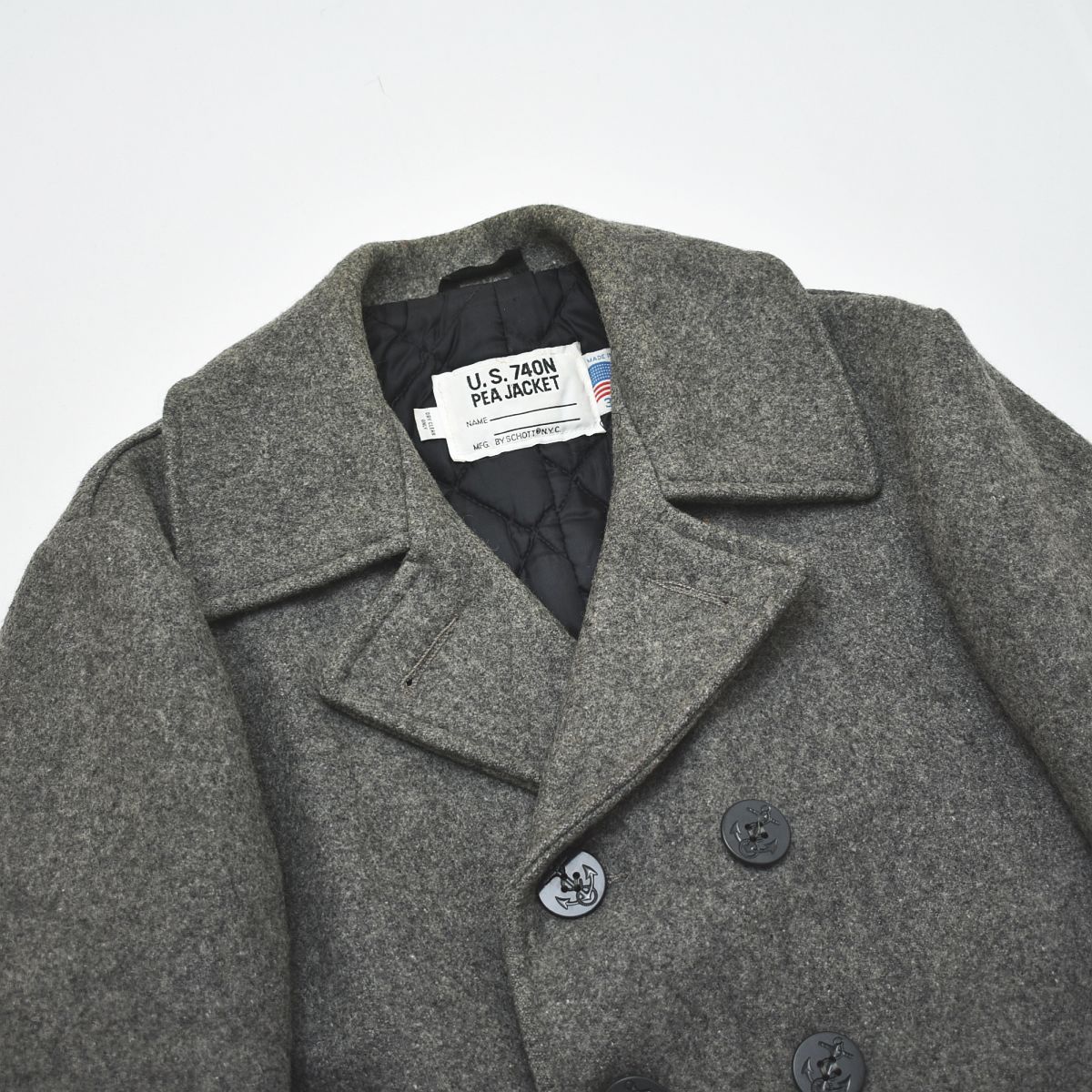 Schott USA製 ピーコート 38 ミックスカラー 740 ショット 90s00s