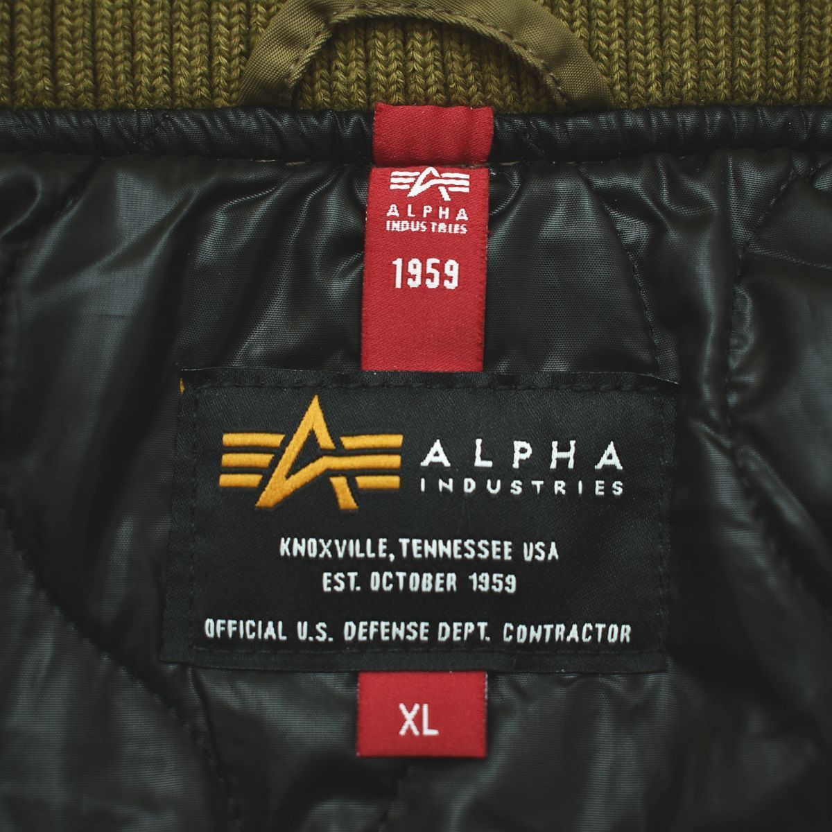 メンズ ALPHA 牛革レザージャケットM65タイプ使用頻度少い美usedサイズS