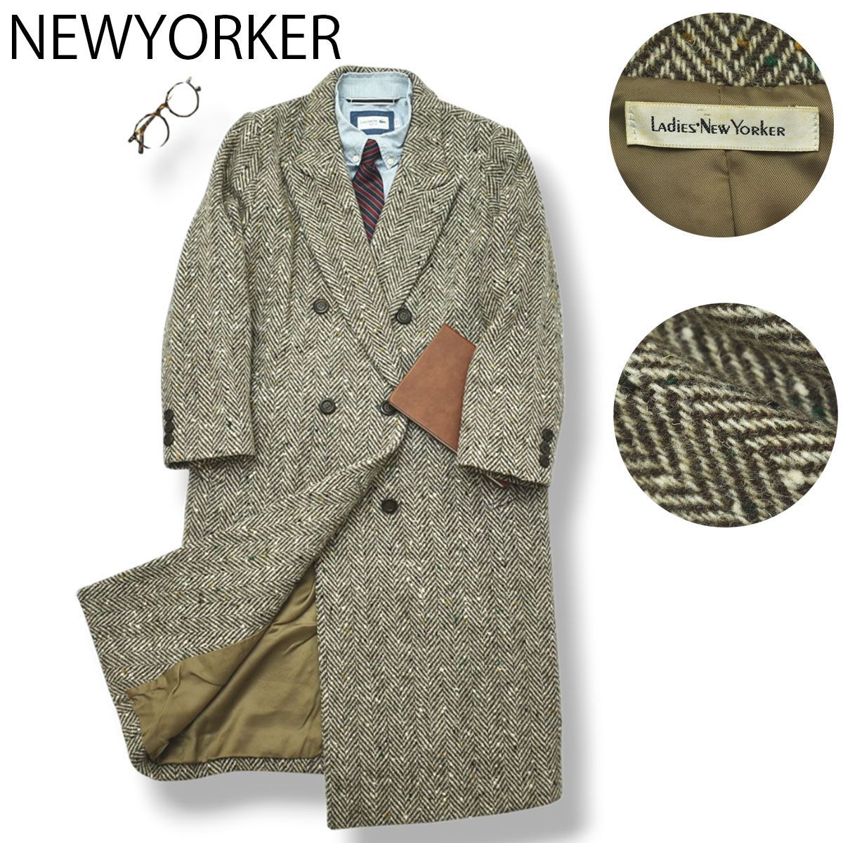 ヴィンテージ 日本製 ニューヨーカー ウール チェスターコート