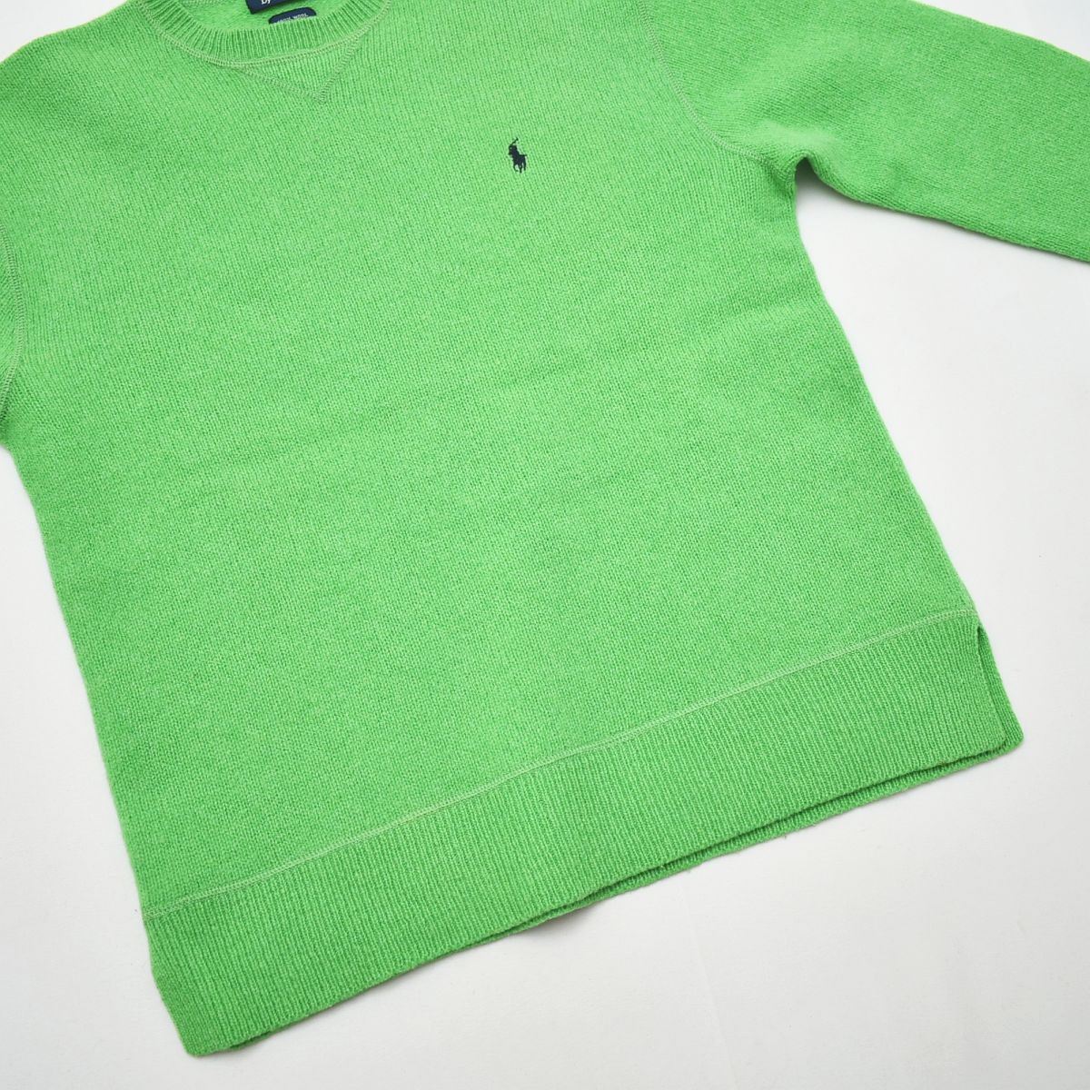 美品】ポニー ロゴ刺繍 90s Polo ラルフローレン ニット セーター M 