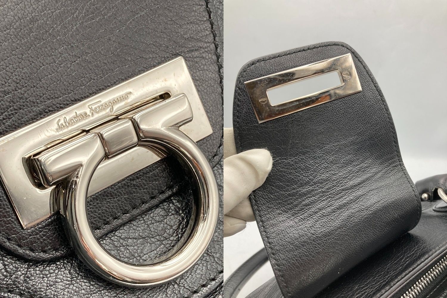 Salvatore Ferragamo サルヴァトーレフェラガモ ガンチーニ マリッサ 