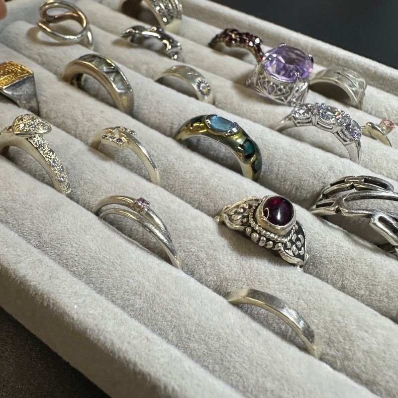 vintage】ファッションリング シルバー925 刻印 まとめ売り 23点 GT-W5