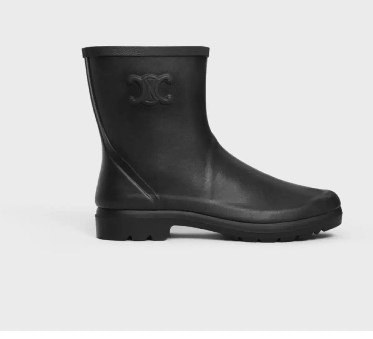 Celine セリーヌ ブラック レインブーツ ショートブーツ 38 - メルカリ