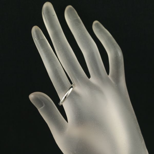 Cartier Cドゥ エングレーブド ダイヤ 1石 リング Pt950 CARTIER カルティエ C ドゥ カルティエ エングレーブド 1P ダイヤ