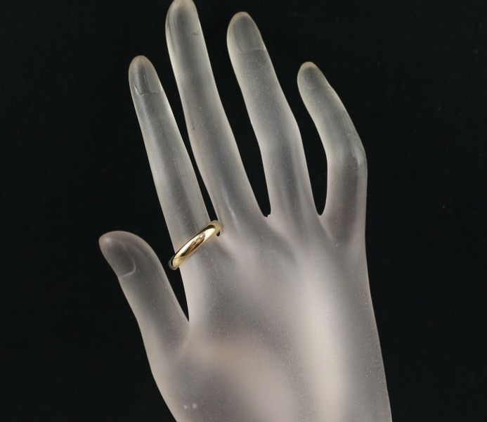 Cartier クラシックウェディングリング 1895 K18YG 約10号 楽天市場】カルティエ 指輪 K18YG クラシックウェディングリング 1895