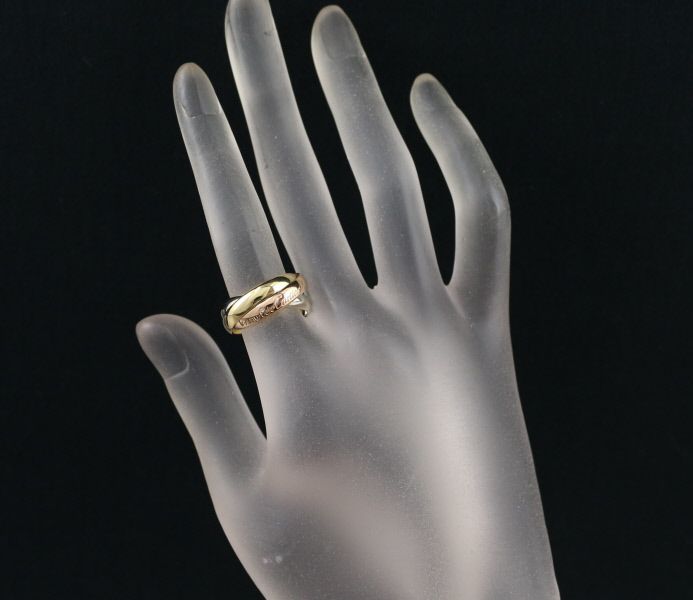 Cartier トリニティリング スリーカラーゴールド　52 Cartier カルティエ トリニティリング スリーカラー XL 52号 K18YG/WG