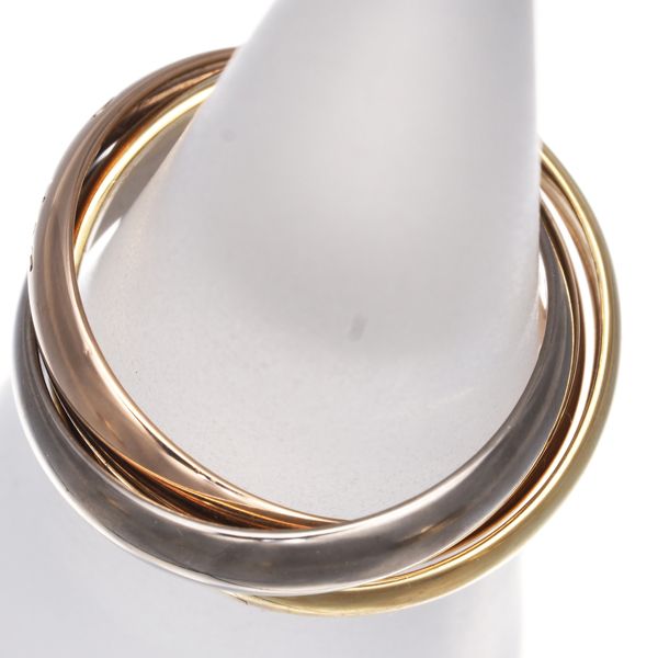 Cartier トリニティリング　クラシックモデル　PG WG YG 49 Cartier トリニティリング クラシックモデル PG WG YG 49 カルティエ