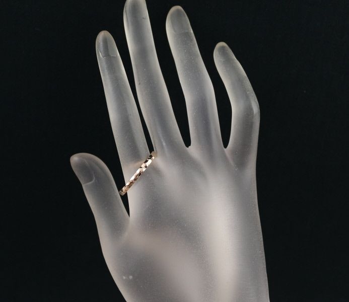 ルイヴィトン リング アリアンスモノグラム アンフィニ 47号 K18PG