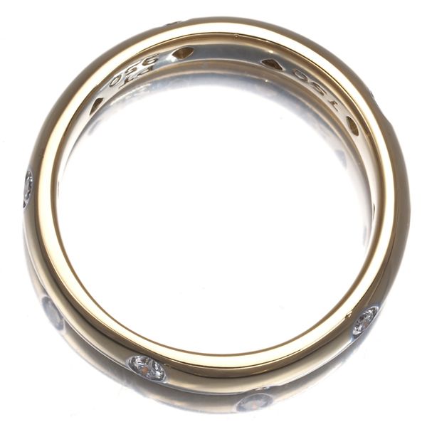 ティファニー リング ダイヤ ダイヤモンド ドッツ 10号 K18YG/Pt950