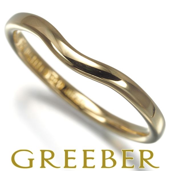 ティファニー リング カーブドバンド 14号 K18YG #180009 - メルカリ