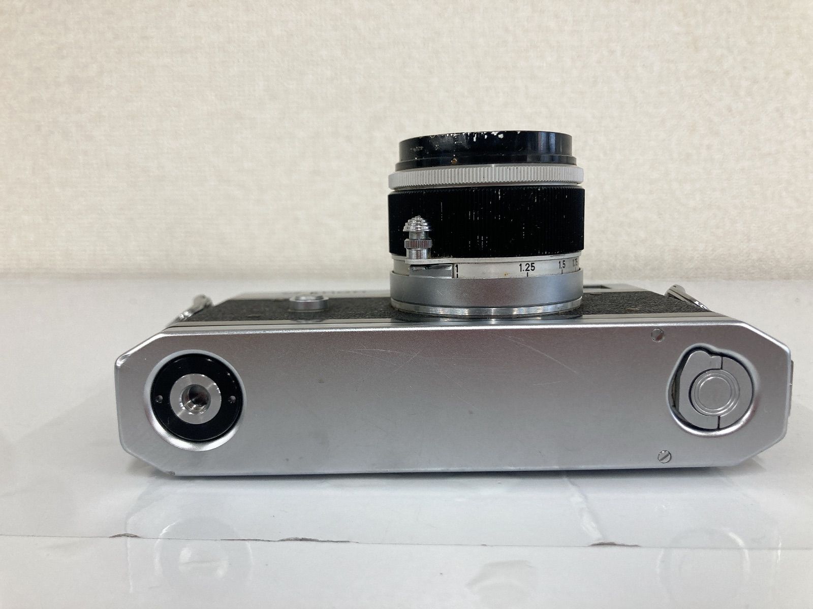 2【動作未確認】【レンズふちキズあり】Canon P フィルムカメラ