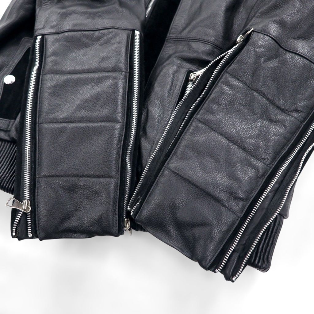 00s y2k NICOLE CLUB FOR MEN archive シングルライダースジャケット