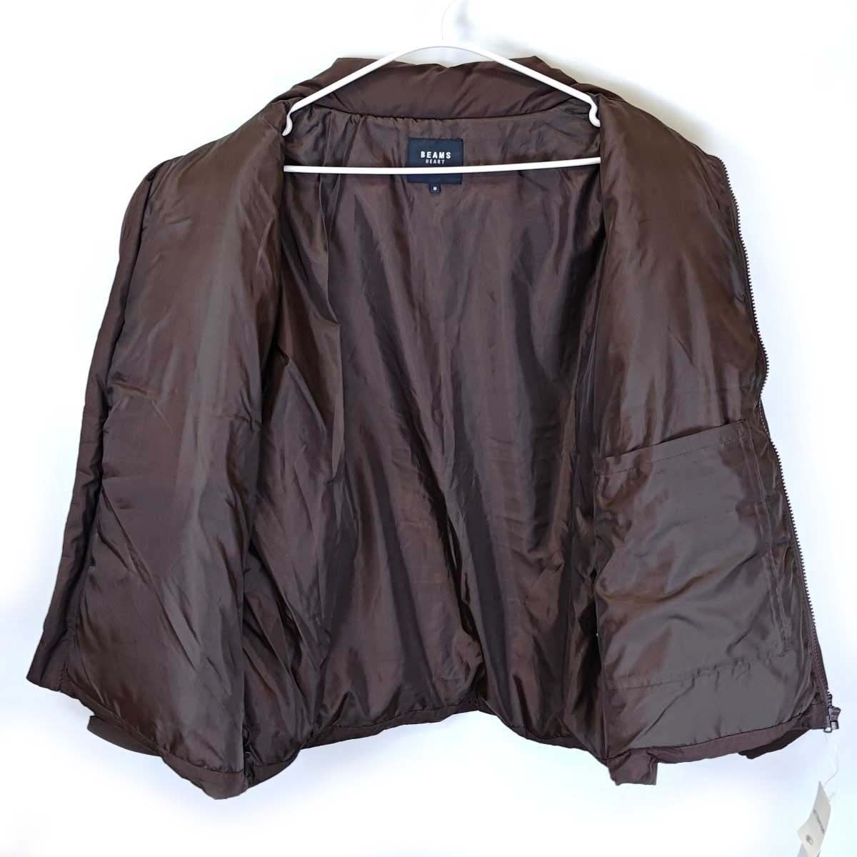 未使用】BEAMS HEART ビームスハート 中綿 パデッド ショート ブルゾン