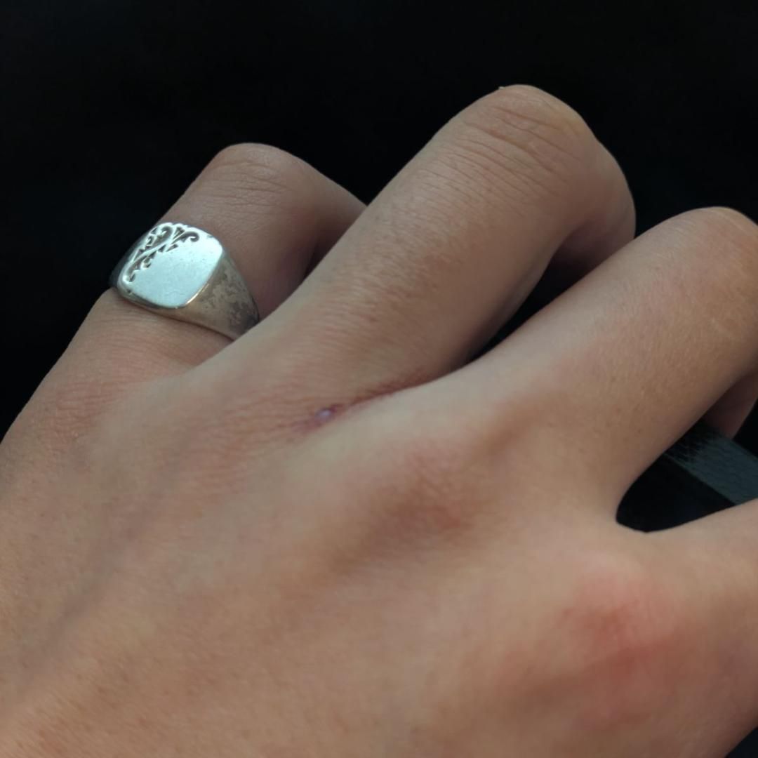 英国 バーミンガム製 1980年代 スターリングシルバー925 ホールマーク