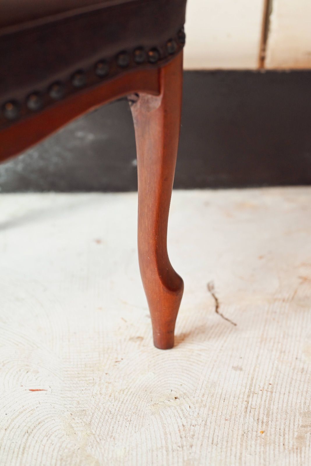 マルニ木工 猫脚 レザーチェア アンティーク - メルカリ