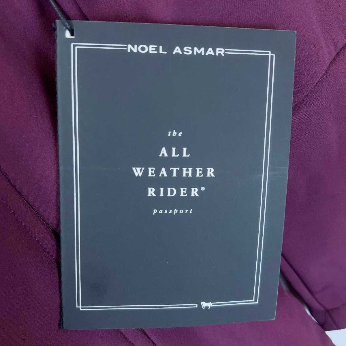【未使用】NOEL ASMAR ノエルアスマール ライディングジャケット S chianti ワイン AE1771 レディース 乗馬 馬術 未使用】NOEL ASMAR ノエルアスマール ライディングジャケット S