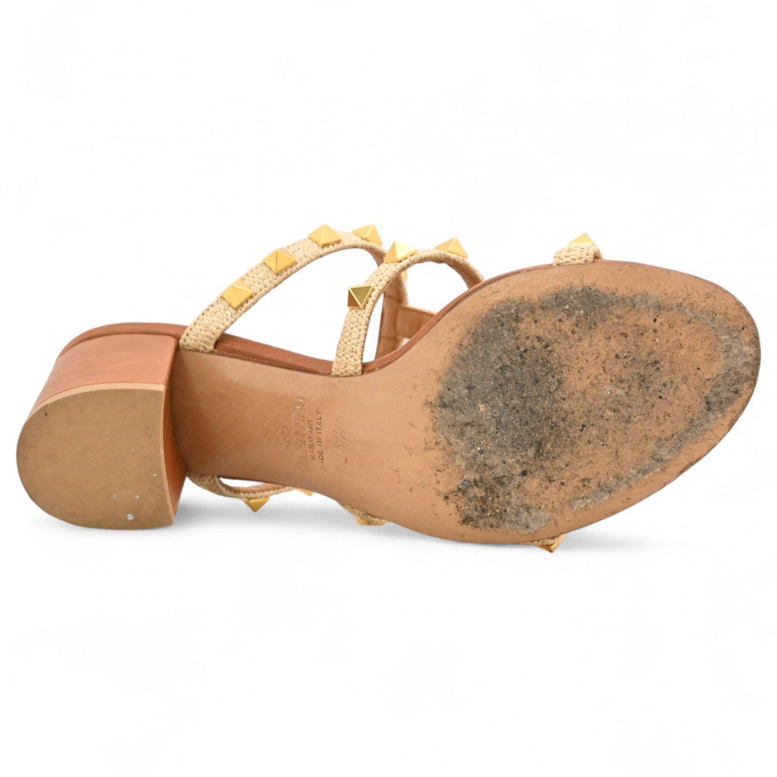 ヴァレンティノ ロックスタッズ ミュール サンダル Bランク va6610kh