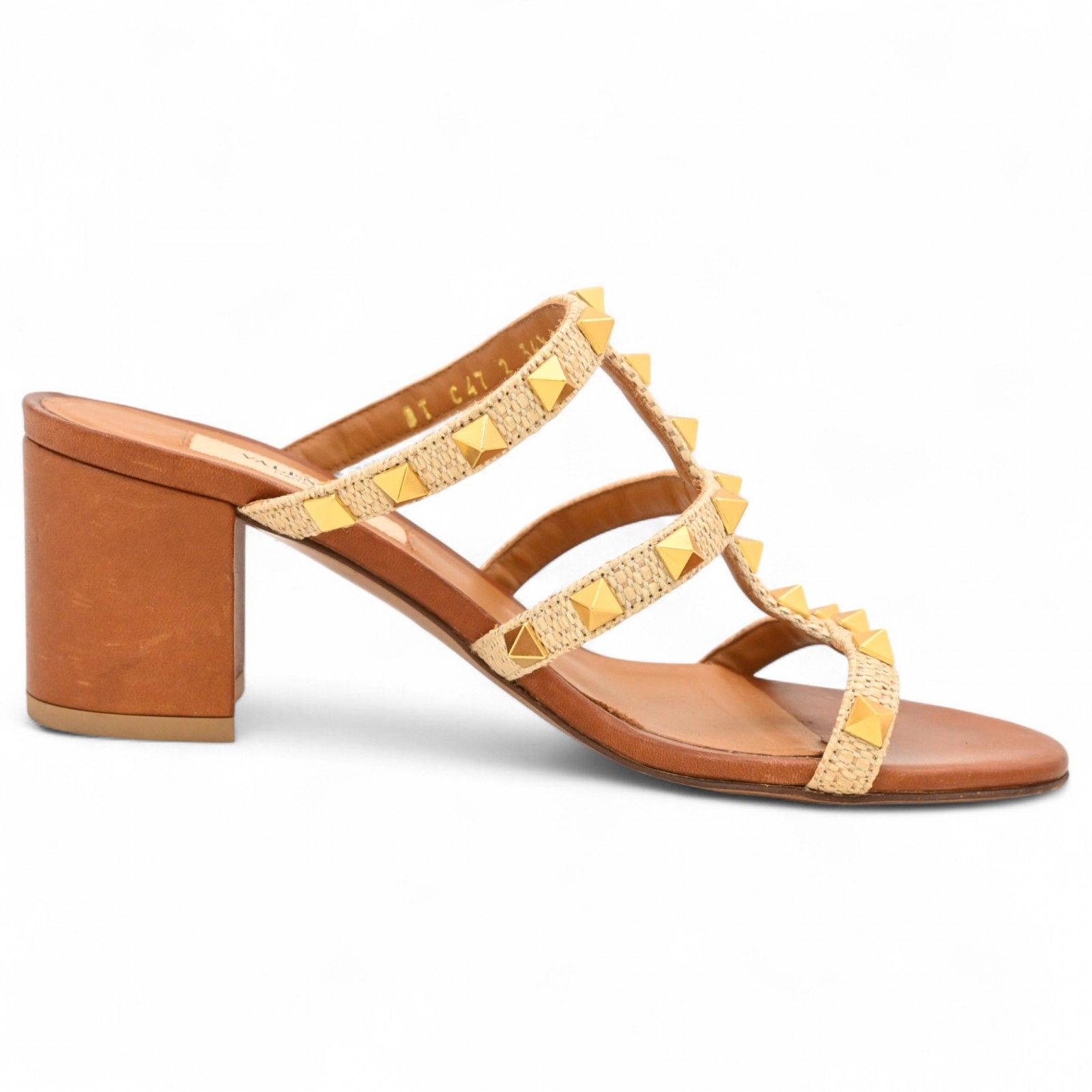 ヴァレンティノ ロックスタッズ ミュール サンダル Bランク va6610kh