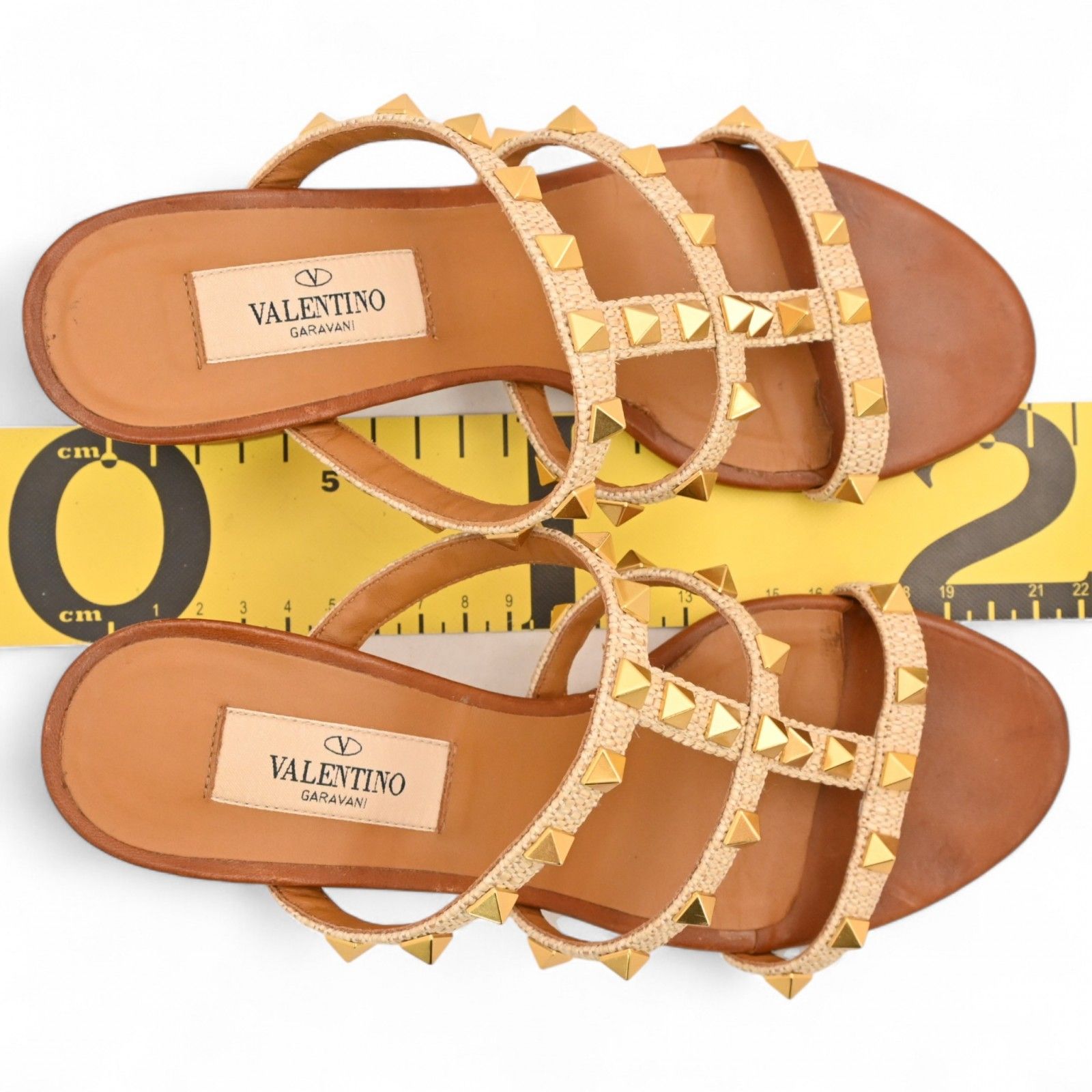 ヴァレンティノ ロックスタッズ ミュール サンダル Bランク va6610kh