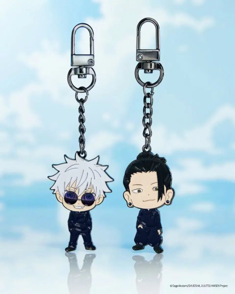 呪術廻戦 五条悟 呪術廻戦展 クリアカード メタルキーホルダー 呪術廻