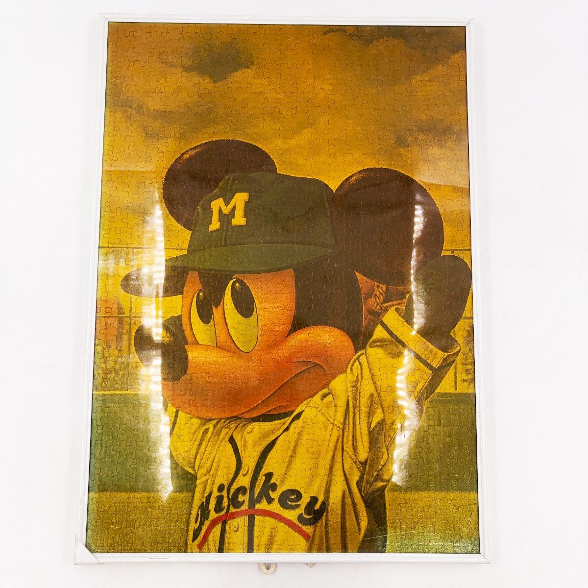 ディズニー ミッキーマウスパズル完成品額縁付き ディズニー ミッキーマウス フレーム付きパズル完成品 - メルカリ
