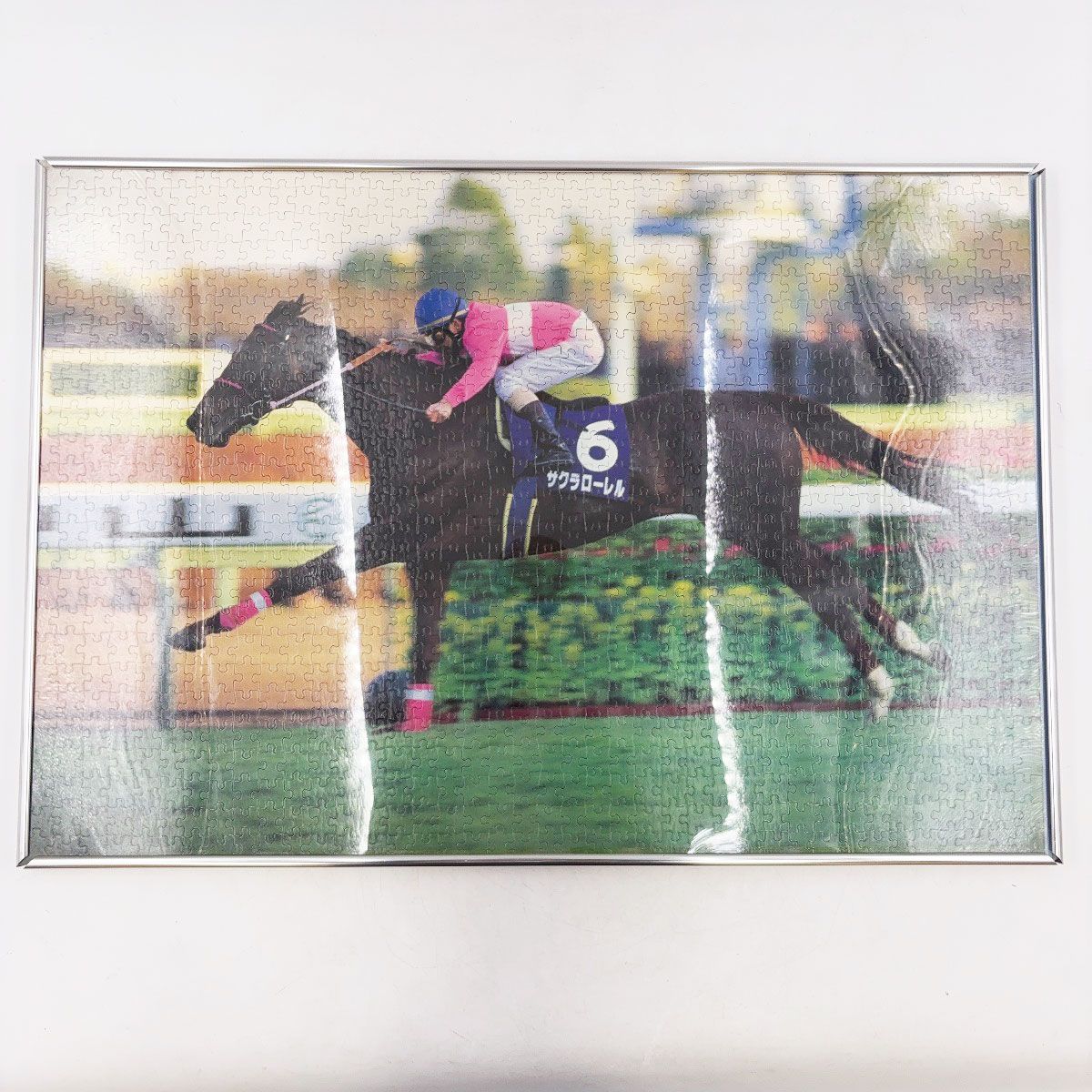 10点セット] 競馬 ジグソーパズル 完成品 額入り サイレンススズカ