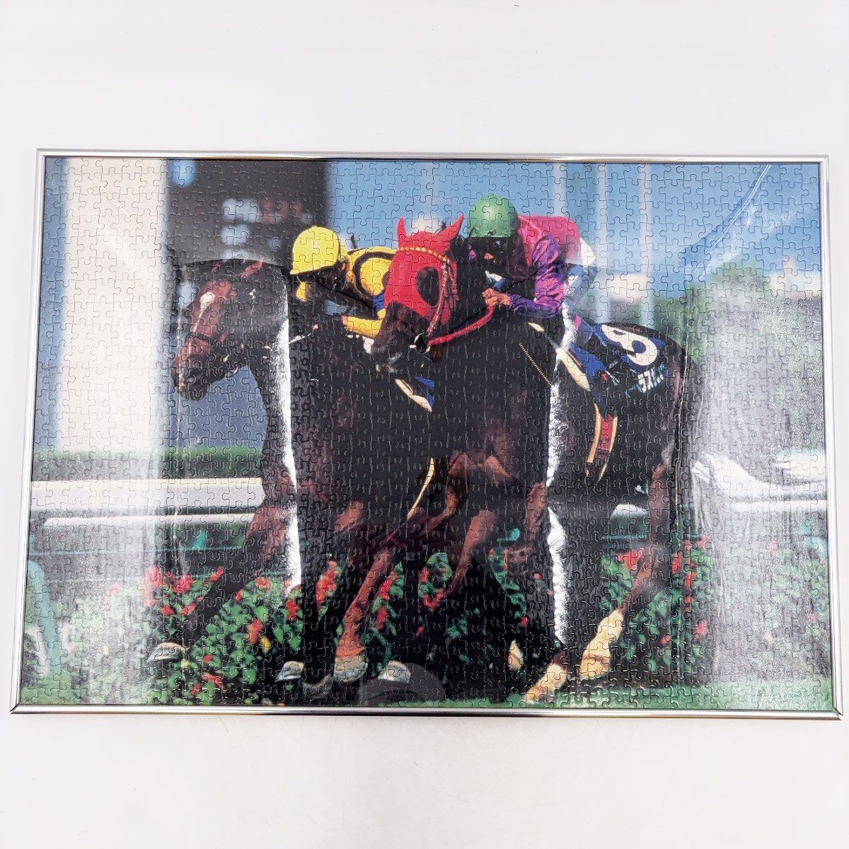 [10点セット] 競馬 ジグソーパズル 完成品 額入り サイレンススズカ マヤノトップガン ダンスインザダーク サクラローレル サニーブライアン ナリタブライアン ほか 10点セット] 競馬 ジグソーパズル 完成品 額入り サイレンススズカ