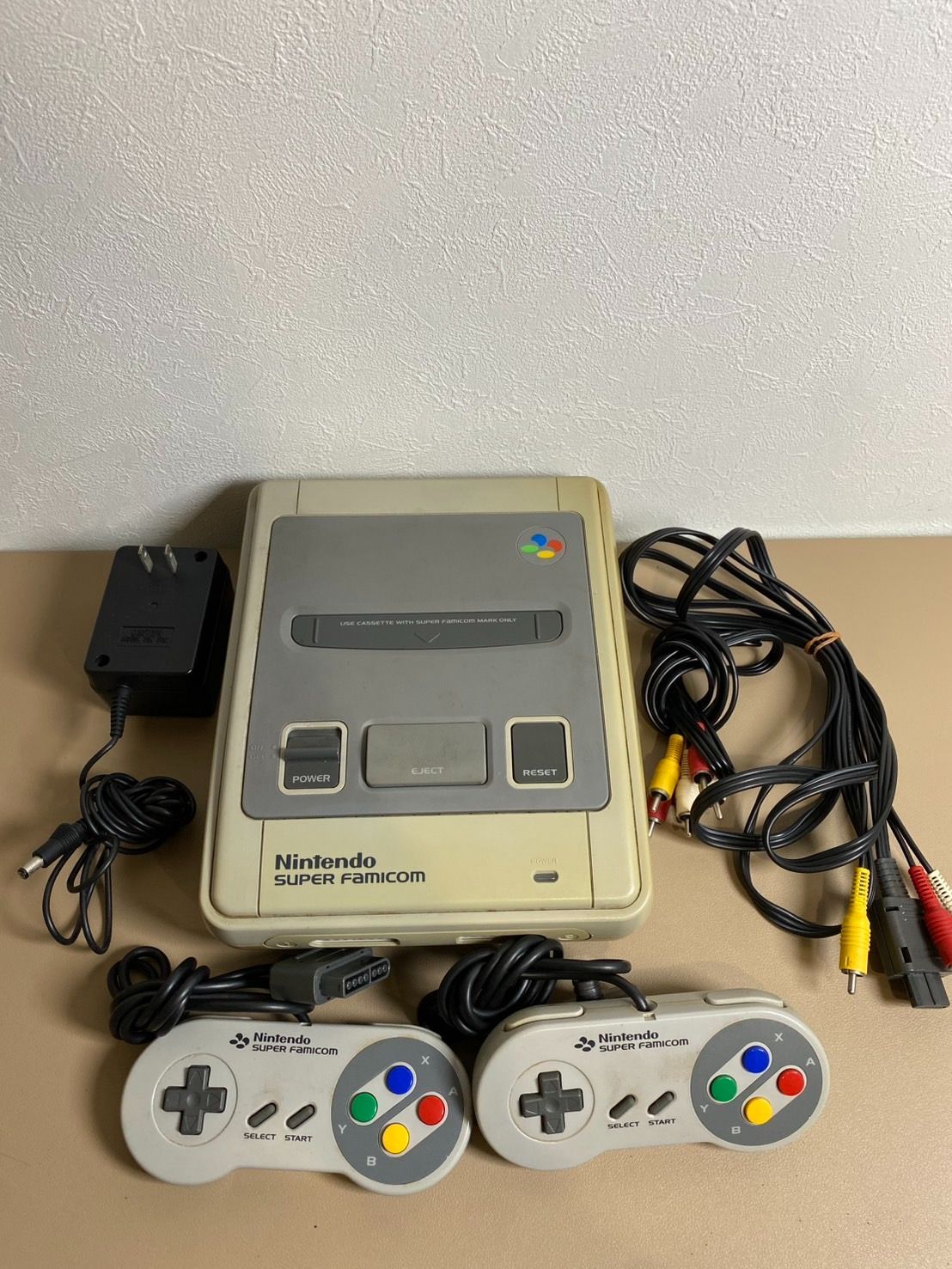 ジャンク品　スーパーファミコン本体+ソフト ジャンク品】スーパーファミコン 本体 - メルカリ