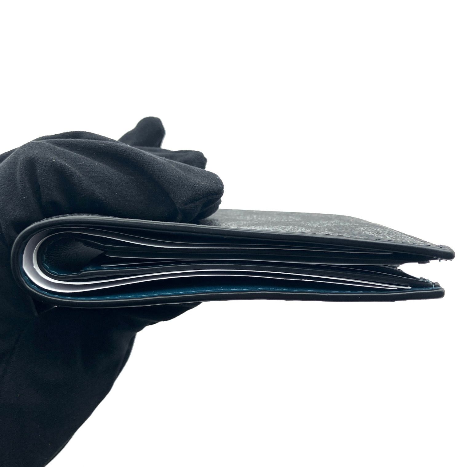 COACH (コーチ) 二つ折り財布 シグネチャー ブラック - メルカリ