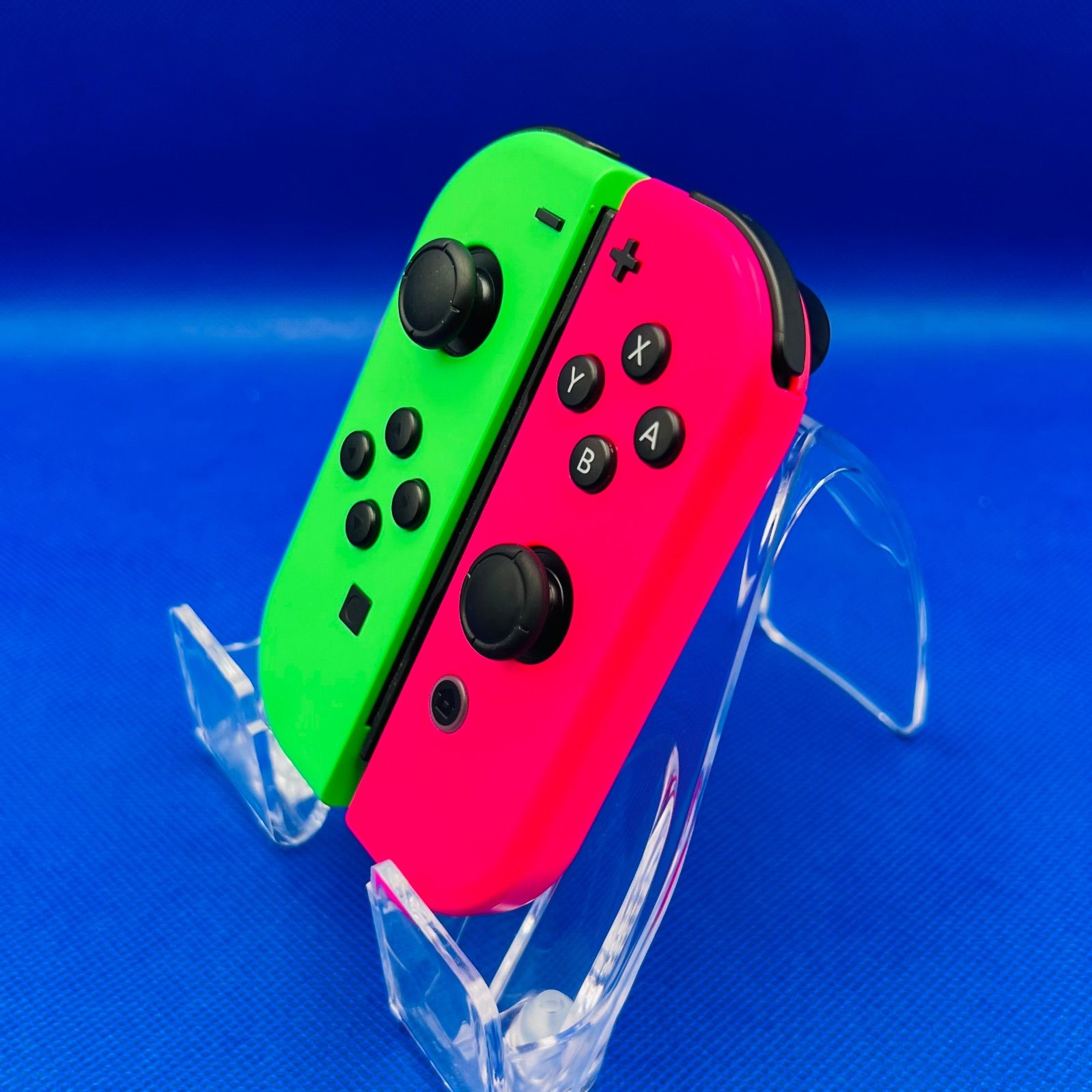 58【純正・動作確認済】Joy-Con(L)ネオングリーン × (R)ネオンピンク