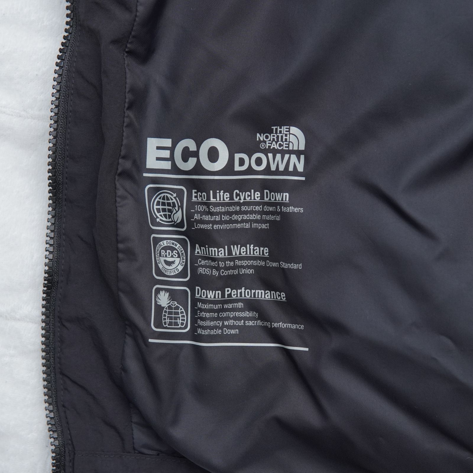 ノースフェイス THE NORTH FACE ダウンジャケット XL ブラック ECO 