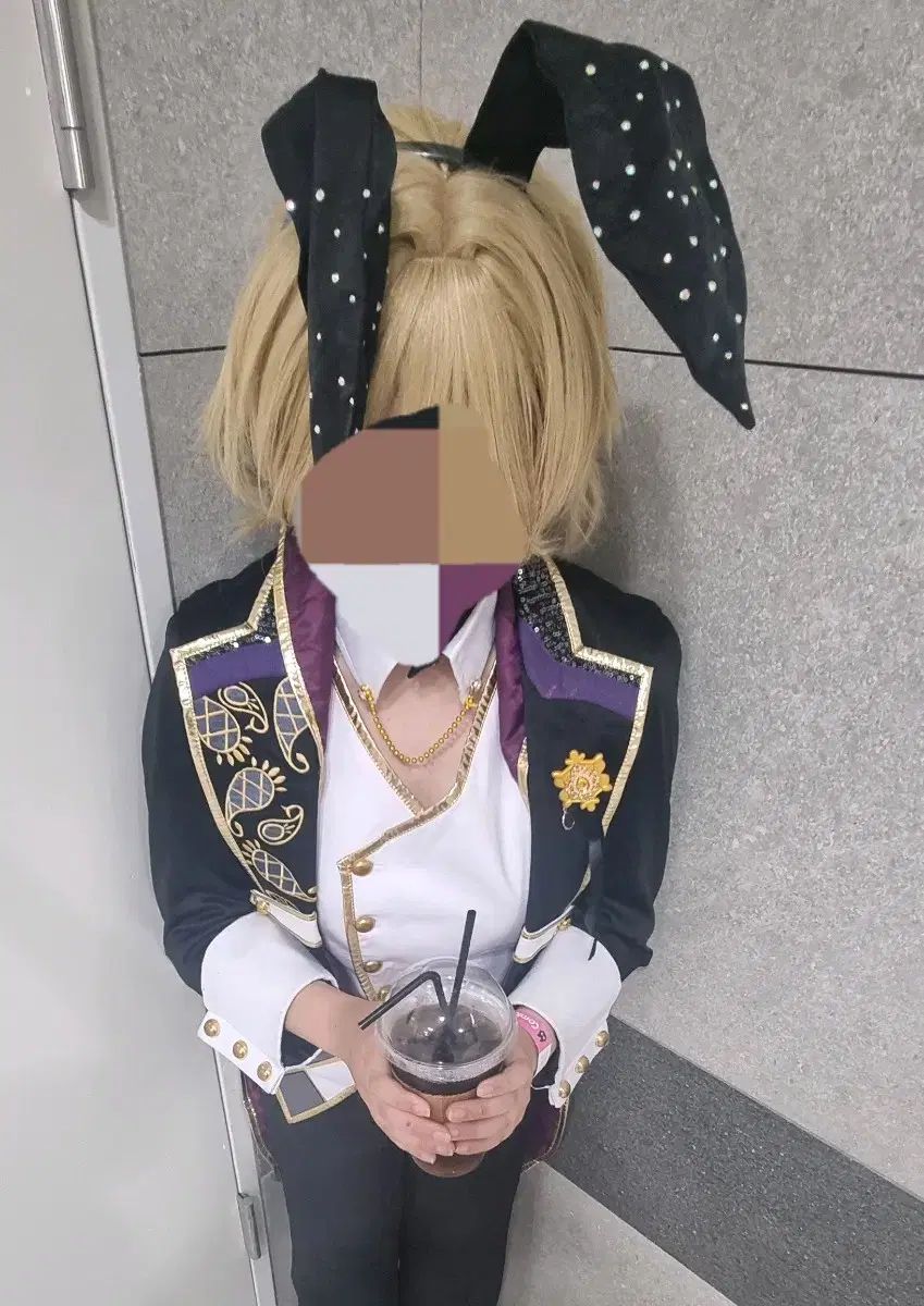 羽風 薫 ブラックBUNNY コスプレコスチューム