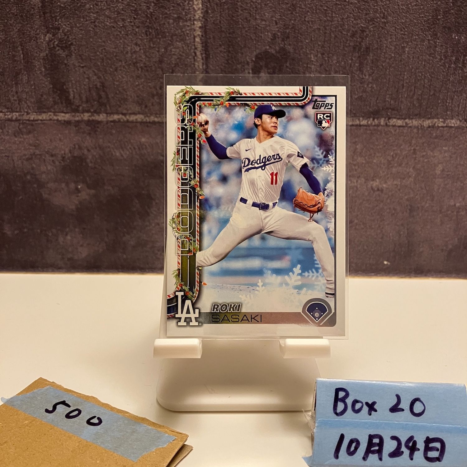 2025 Topps Holiday 佐々木朗希 Roki Sasaki ロサンゼルスドジャース