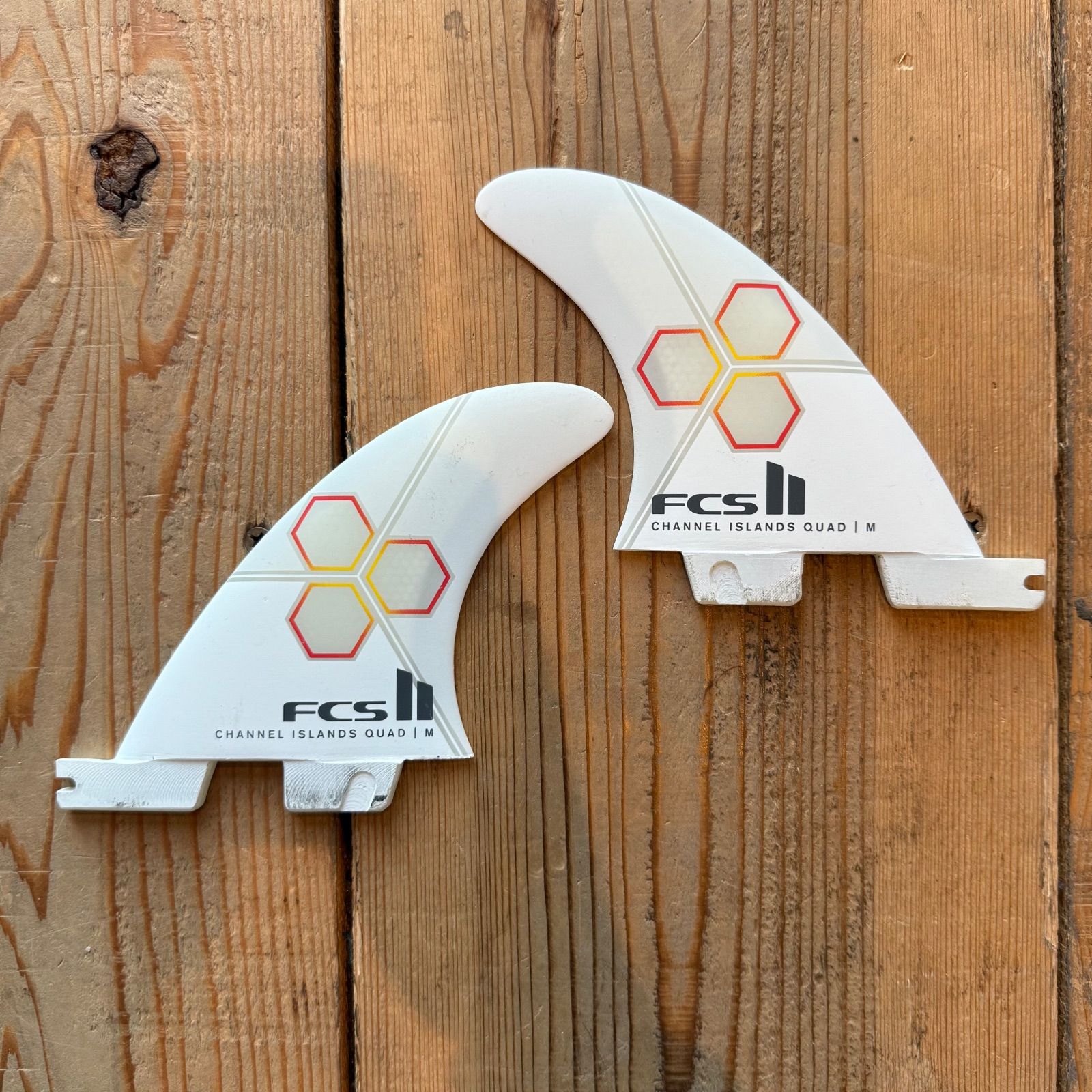 FCS 2 フィン CI CHANNEL ISLANDS QUAD クワッド クアッド Mサイズ サーフィン サーフボードフィン サーフィン ボディボード マリンスポーツ