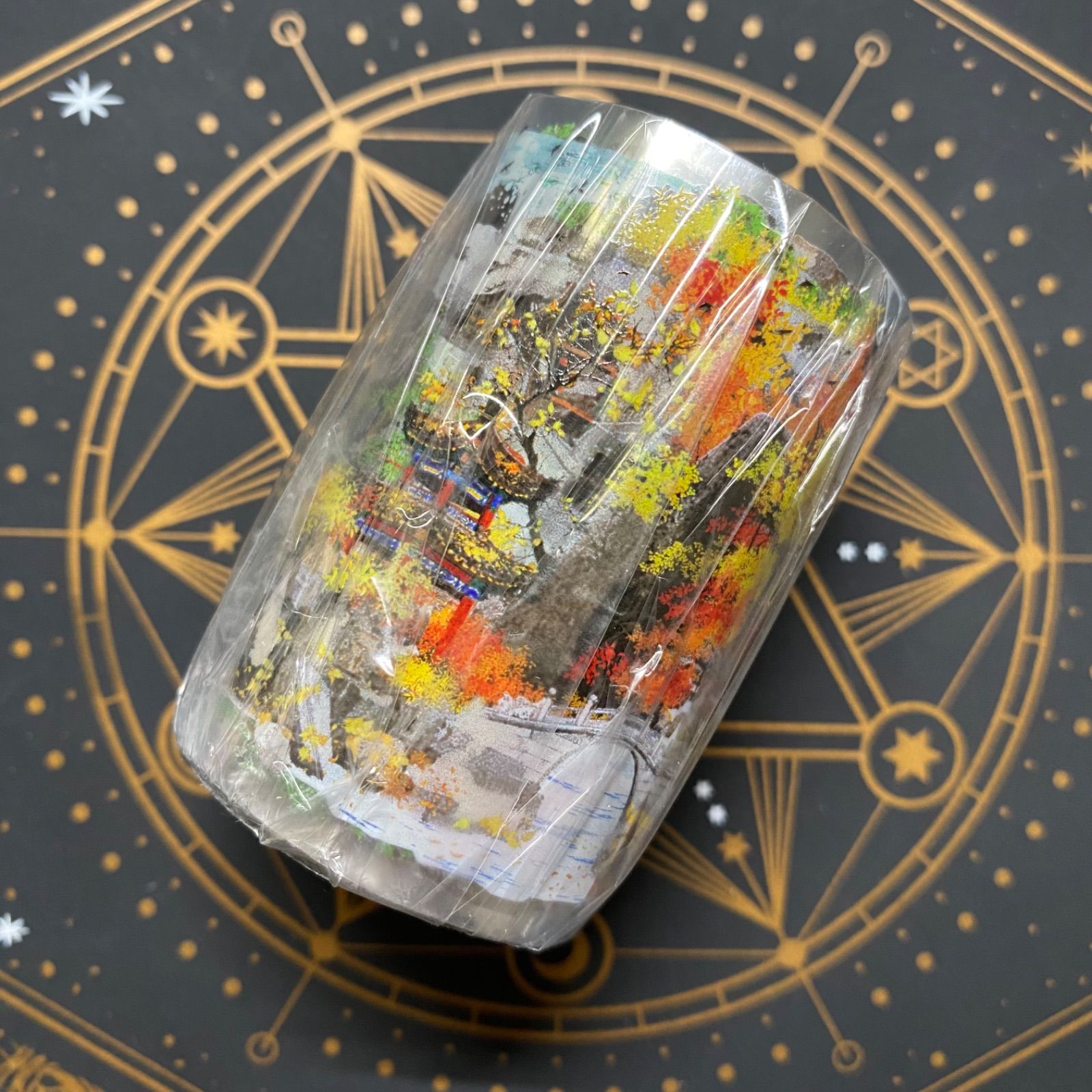 【8657】海外　マステ　5m/巻売り　PETマスキングテープ　江南　景色 8657】海外 マステ 5m/巻売り PETマスキングテープ 江南 景色 5m cut