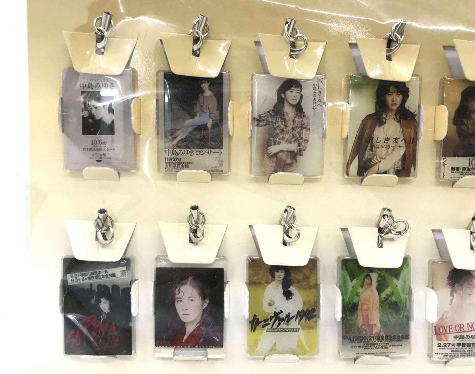 盛岡19-0138】中島みゆきコンサート 歌会VOL.1 アクリルチャームガチャ