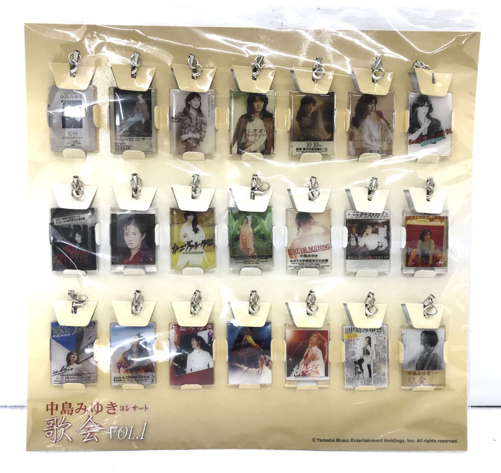 盛岡19-0138】中島みゆきコンサート 歌会VOL.1 アクリルチャームガチャ