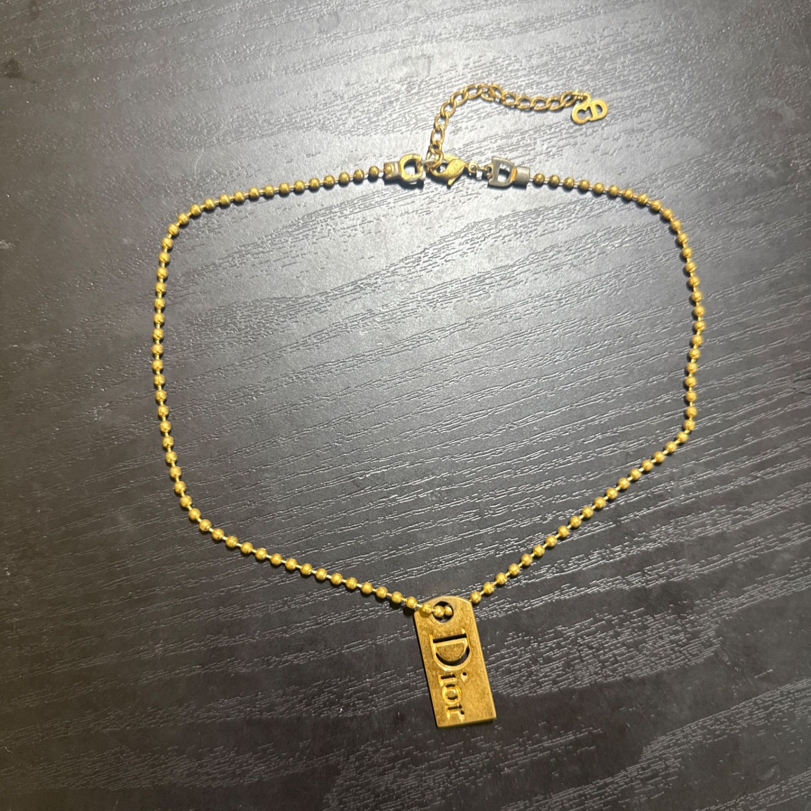 Christian Dior クリスチャンディオール Diorロゴプレートボール