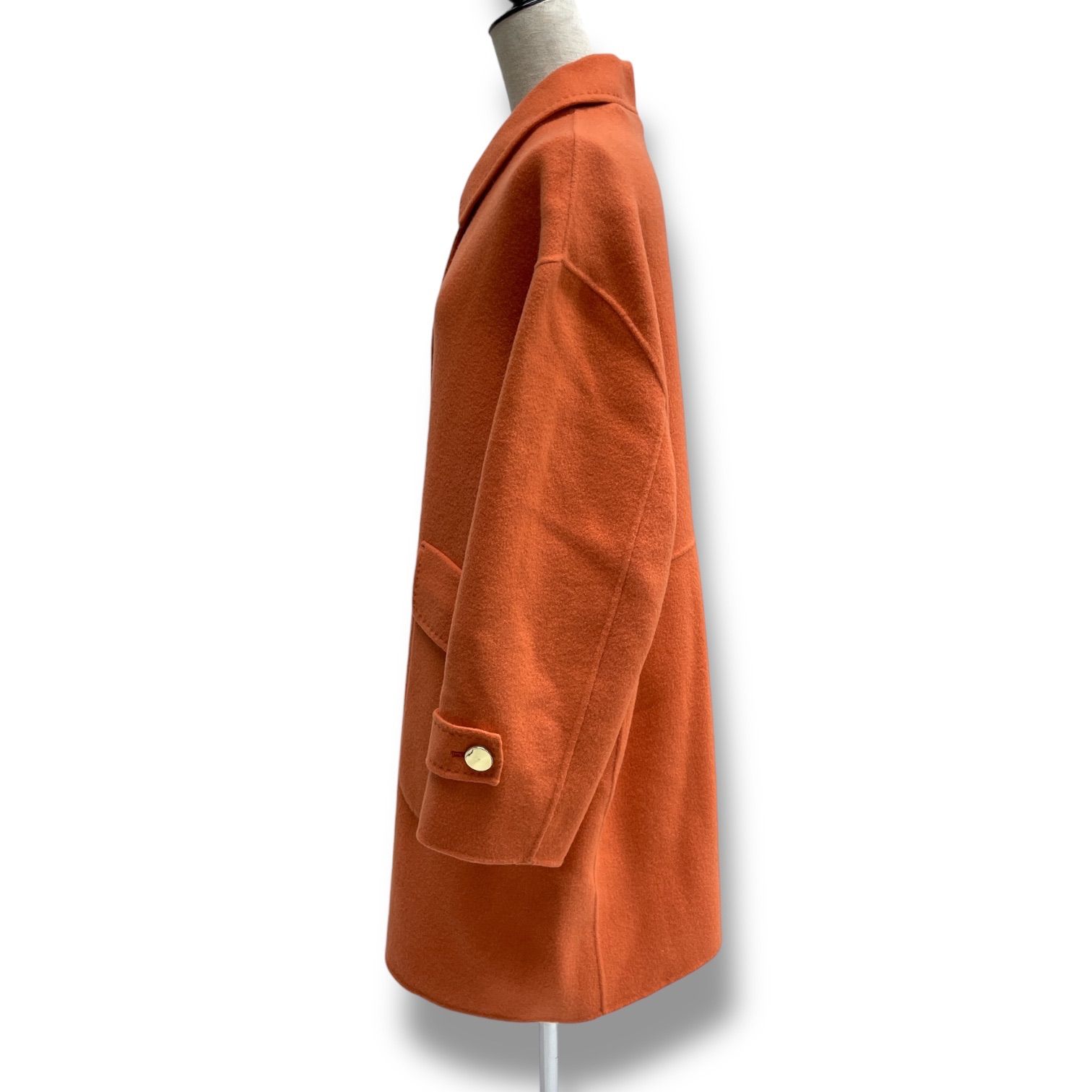 DoCLASSE ドゥクラッセ カシミヤ混ウールリバー 2WAYミドルコート