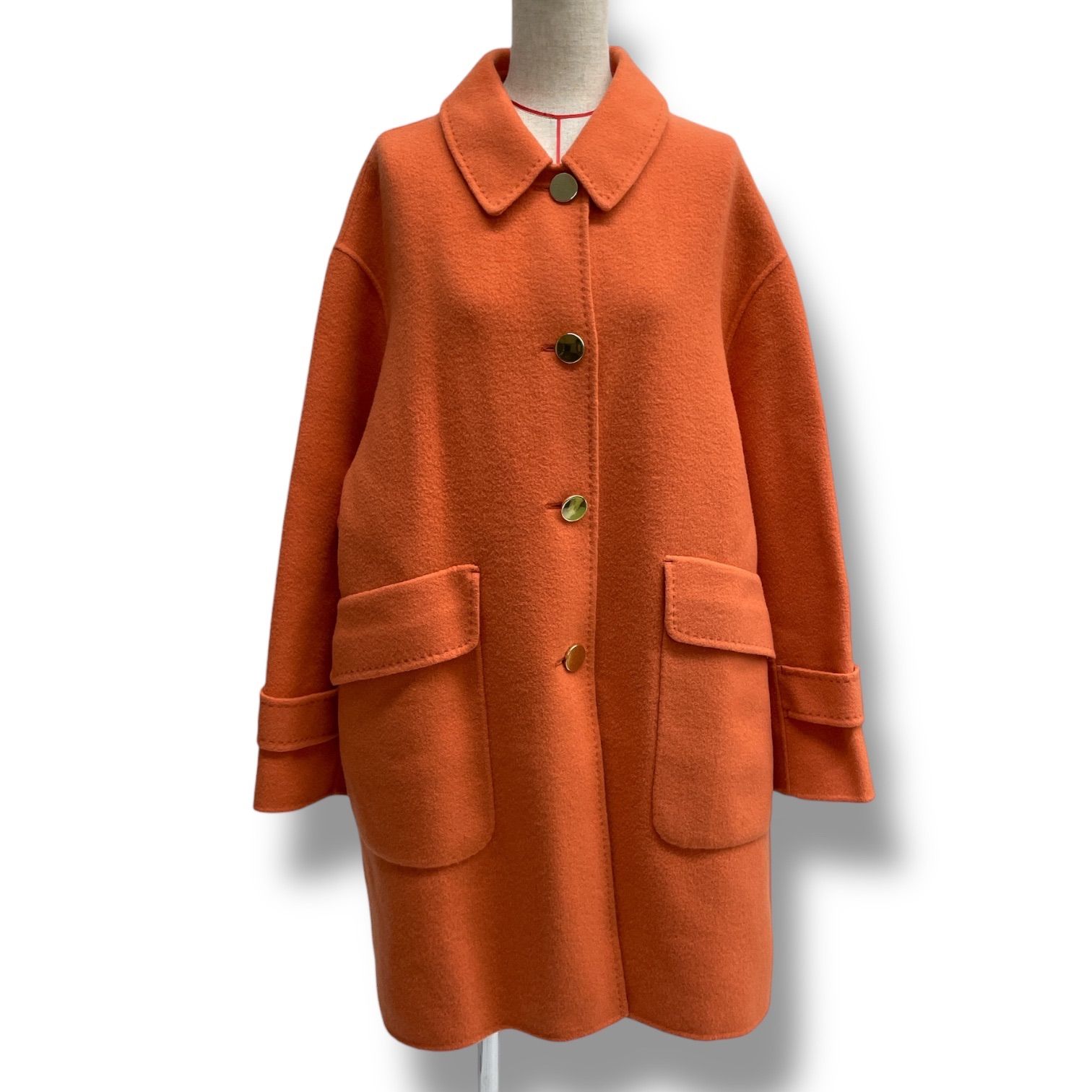 DoCLASSE ドゥクラッセ カシミヤ混ウールリバー 2WAYミドルコート